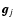 $\vec{g}_j$