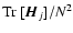 ${\rm Tr}~[\vec{H}_j]/N^2$
