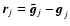 $\vec{r}_{j} = \vec{\tilde g}_{j} - {\vec{g}}_{j}$