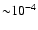 ${\sim} 10^{-4}$