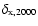 $\delta_{\rm x,2000}$