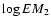 $\log{EM_{\rm 2}}$