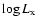 $\log{L_{\rm x}}$