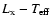 $L_{\rm x}-T_{\rm eff}$