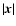 $\vert\vec{x}\vert$