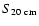 $S_{\rm 20~cm}$