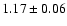$1.17\pm0.06$