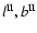 $l^{{\rm II}}, b^{{\rm II}}$