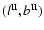 $(l^{{\rm II}},b^{{\rm II}})$