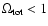 $\Omega_{{\rm tot}}< 1$