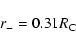 \begin{displaymath}%
r_{-} = 0.31 R_{\rm C}
\end{displaymath}