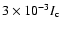 $3\times 10^{-3} I_{\rm c}$