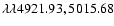 $\lambda\lambda4921.93,5015.68$