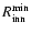 $R^{\rm min}_{\rm inn}$