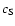 $c_{\rm S}$
