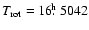$T_{\rm rot}= 16\hbox{$.\!\!^{\rm h}$ }5042$