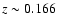 $z \sim0.166$
