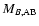 $M_{B,\rm AB}$