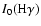 $I_0({\rm H}\gamma)$