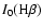 $I_0({\rm H}\beta)$