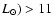 $L_{\odot})>11$