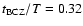 $t_{\rm BCZ}/T=0.32$