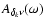 $A_{\delta_k\nu}(\omega)$