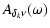 $\displaystyle A_{\delta_k\nu}(\omega)$