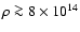 $\rho \ga 8 \times 10^{14}$