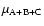 $\mu _{\rm A+B+C}$