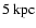 $5 \:{\rm kpc}$