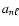 $a_{n\ell }$
