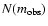 $N(m_{{\rm obs}})$