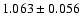 $1.063\pm0.056$