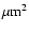 $\rm\mu m^2$