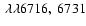 $~\lambda\lambda6716,~6731$