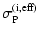 $\displaystyle \sigma_{\rm P}^{\rm (i,eff)}$
