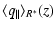 $\displaystyle \langle q_\parallel \rangle_{R^\ast}(z)$