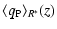 $\displaystyle \langle q_{\rm P} \rangle_{R^\ast}(z)$