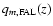 $q_{m,\rm FAL}(z)$