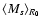 $\langle M_s \rangle_{R_0}$