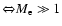 ${\Leftrightarrow} M_{\rm e} \gg 1$