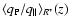 $\langle q_{\rm P}/q_\parallel \rangle_{R^\ast}(z)$