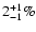 $2^{+1}_{-1}\%$