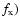 $f_{\rm x})$