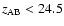 $z_{\rm AB} <24.5$