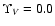 $\Upsilon _V=0.0$