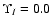 $\Upsilon _I=0.0$
