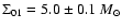 $\Sigma_{01}=
5.0\pm0.1~{M_\odot}$