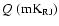 $Q\;({\rm mK_{RJ}})$